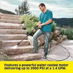 KÄRCHER K5 Premium Dirtblaster nozzle detail delivering concentrated cleaning power