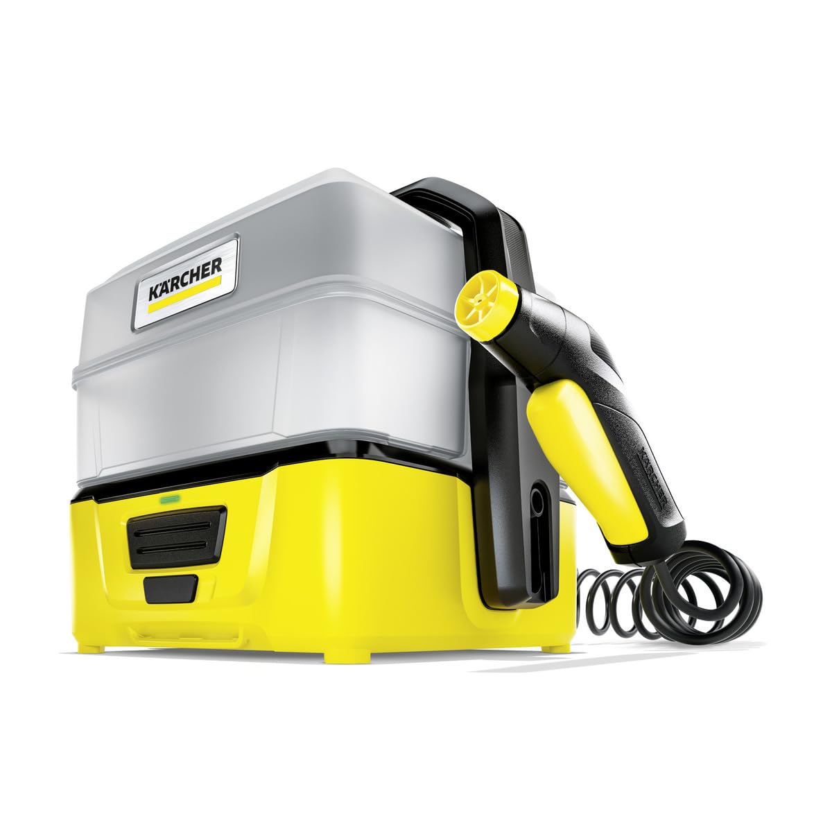 KÄRCHER OC 3 front view showing compact design and easy transport benefit