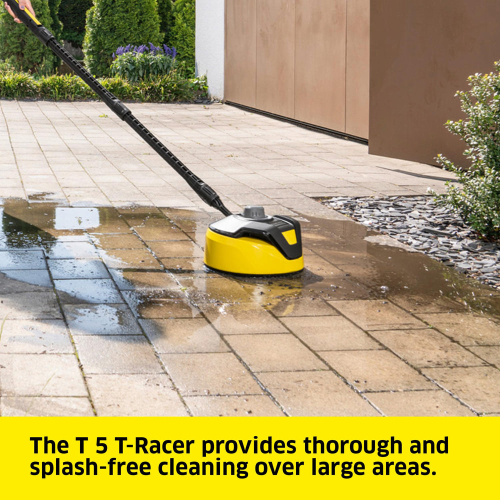 KÄRCHER rotating twin nozzles detail delivering even, streak‑free cleaning