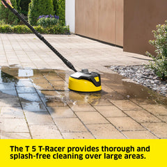 KÄRCHER rotating twin nozzles detail delivering even, streak‑free cleaning