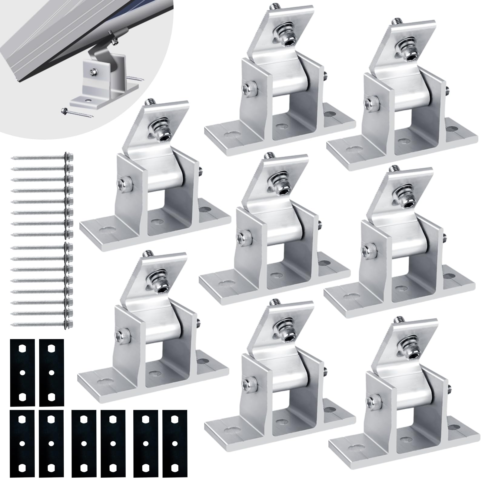 Karidge front view of full bracket kit showing clean mounting layout and durability
