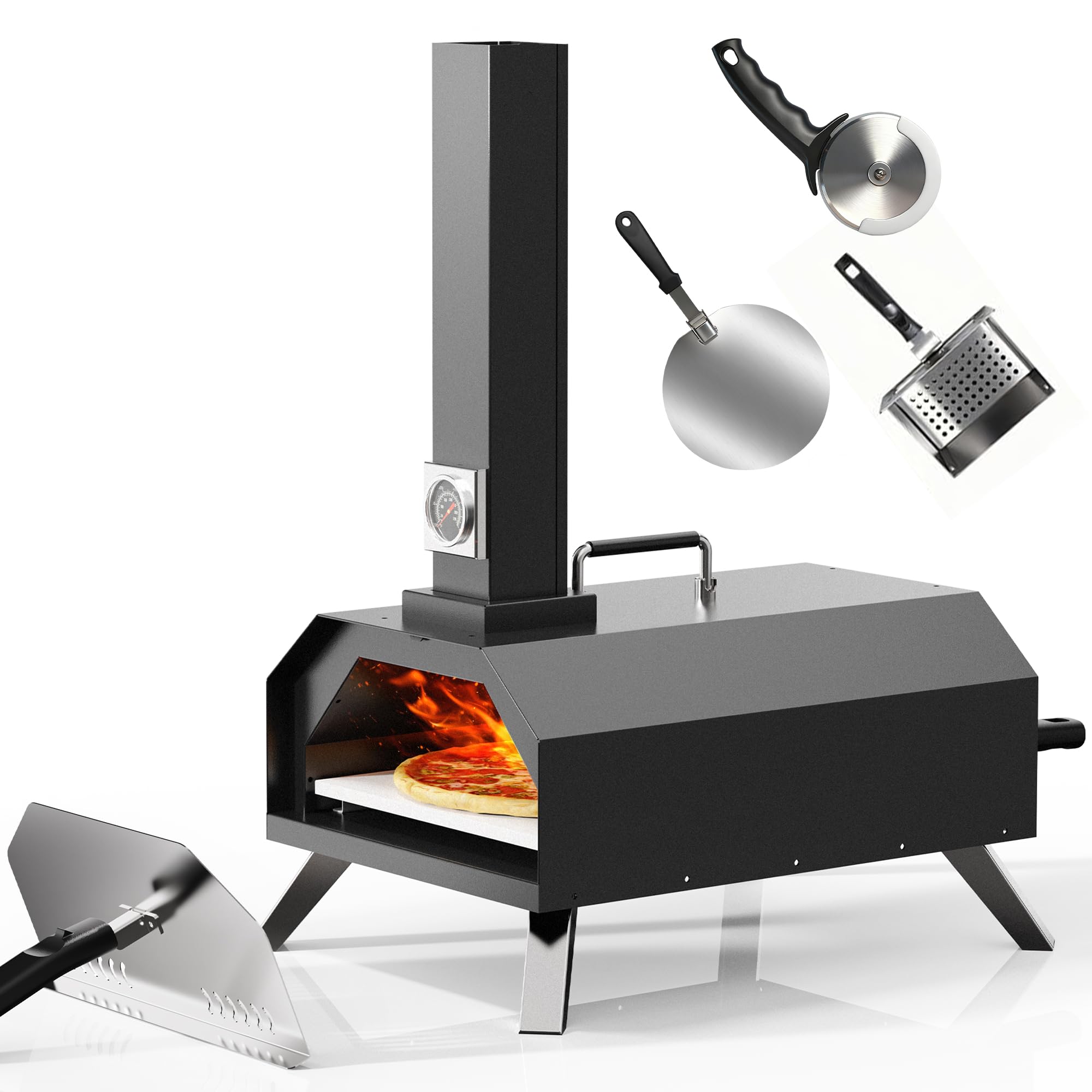 Karienvir front view of oven showing compact design and fast heating benefit