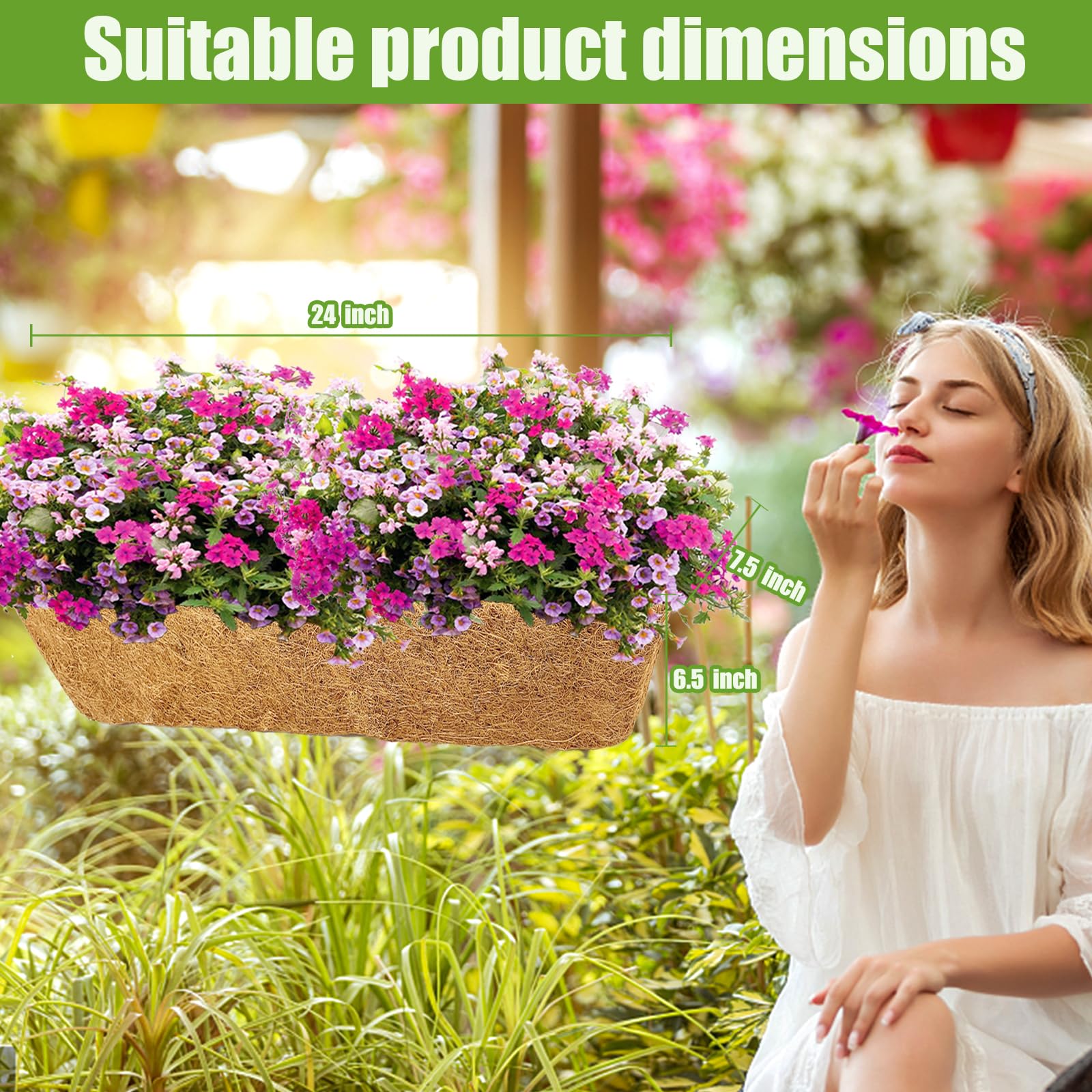 Karlliu balcony display with flowers showing decorative curb appeal and eco-friendly benefit