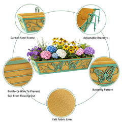 Karlliu felt fabric liner texture close-up showing breathable material for healthier roots and water retention