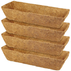 Karlliu front view of 24-inch coir liners showing neat pack and ready-to-use benefit
