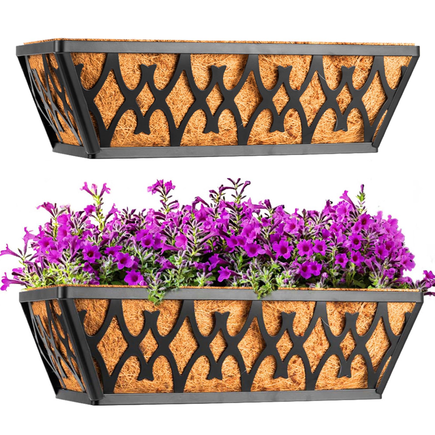 Karlliu front view 14 inch planter showing clean lines and versatile use