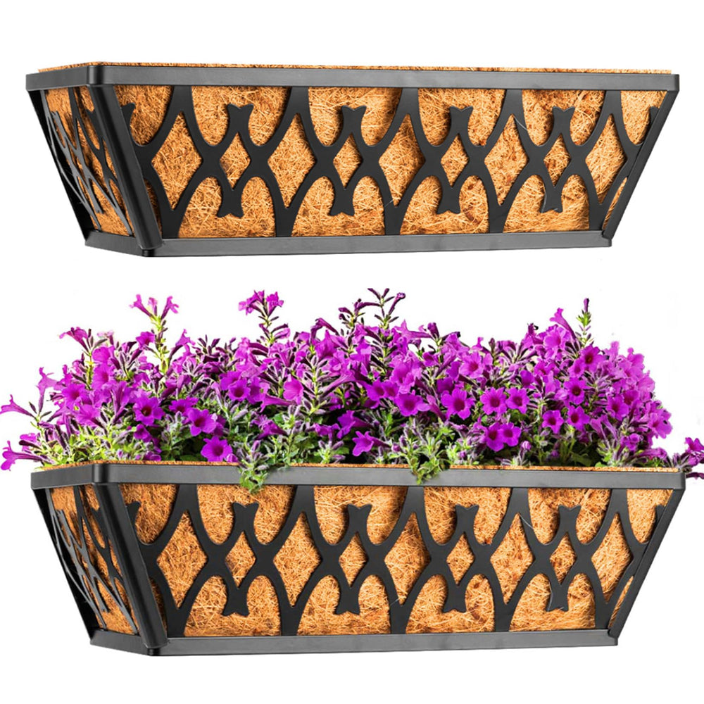 Karlliu front view 14 inch planter showing clean lines and versatile use