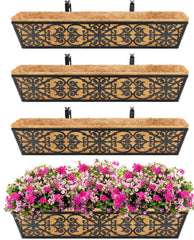 Karlliu front view of 30-inch window box showing clean profile and curb appeal