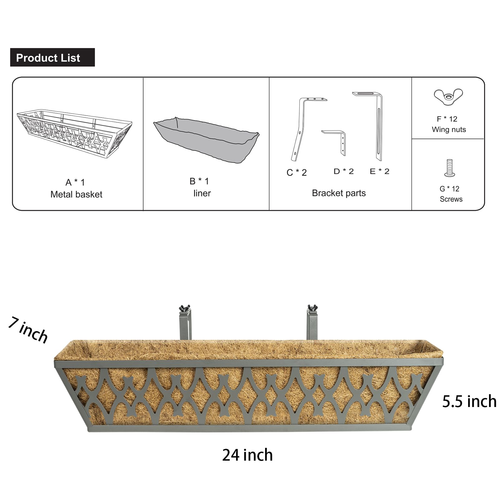 Karlliu packaging and included hardware laid out showing ready-to-install convenience