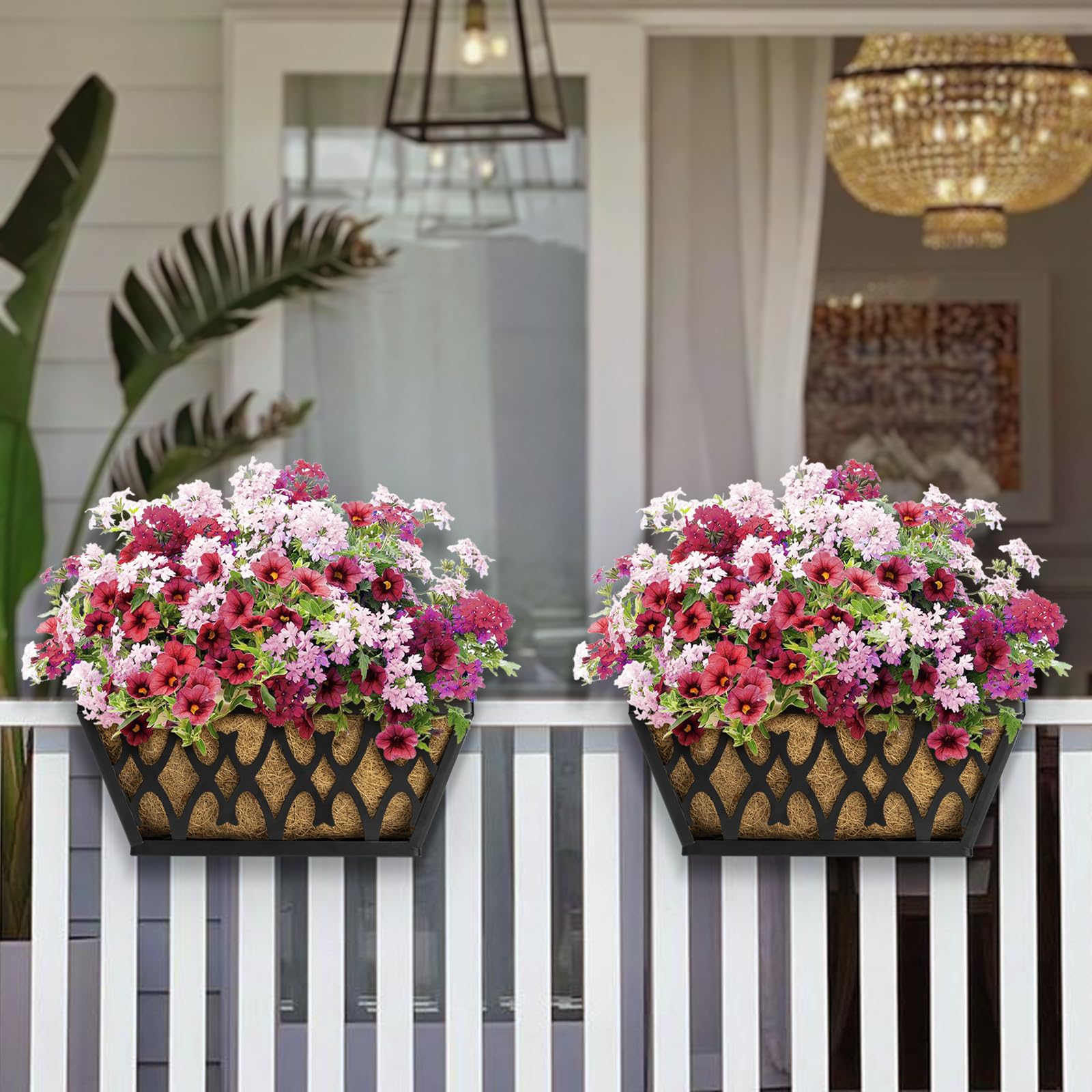 Karlliu planter next to hand for scale showing compact size and space-saving benefit