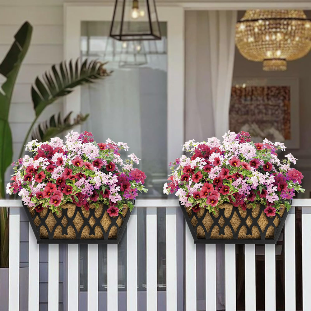 Karlliu planter next to hand for scale showing compact size and space-saving benefit