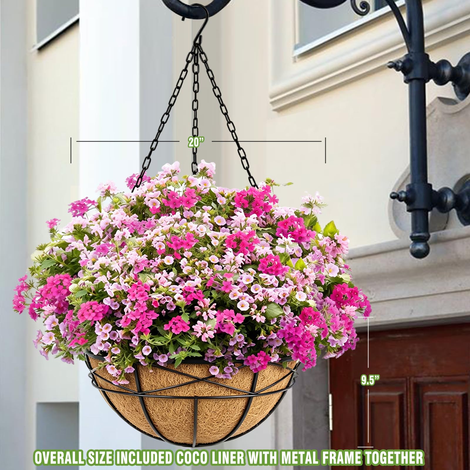Karlliu basket beside chair showing scale for planning placement benefit