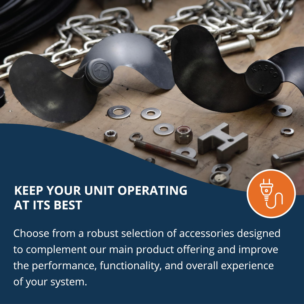 Kasco controller installed on dock powering de-icer for reliable ice protection