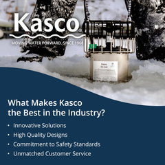 Kasco de-icer with suspension ropes ready for easy install benefit