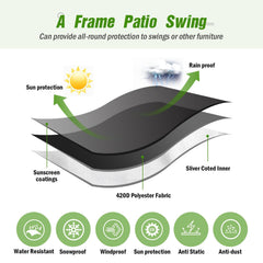 Kasla buckle and drawstring closure pictured, secures cover against wind