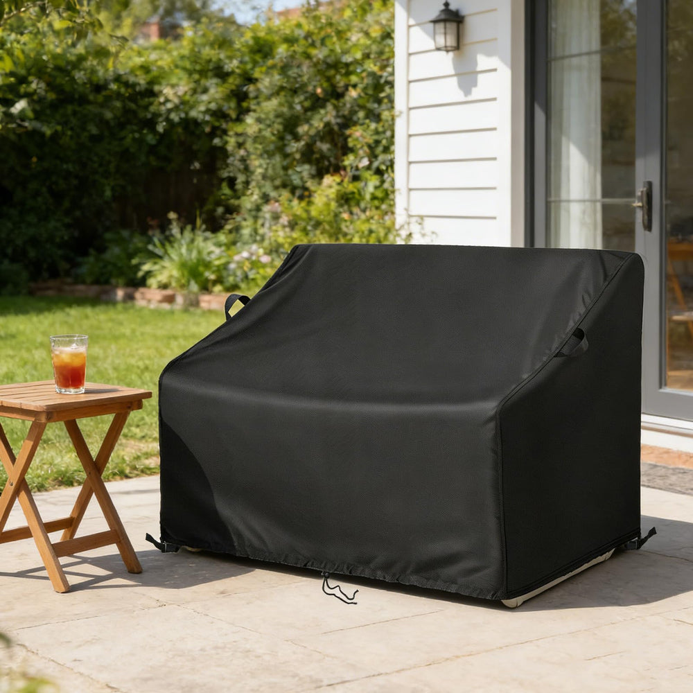 Kasla folded cover stored compactly, convenient for offseason storage and portability