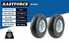 KASTFORCE detail of 2.15-inch offset hub highlighting correct alignment advantage