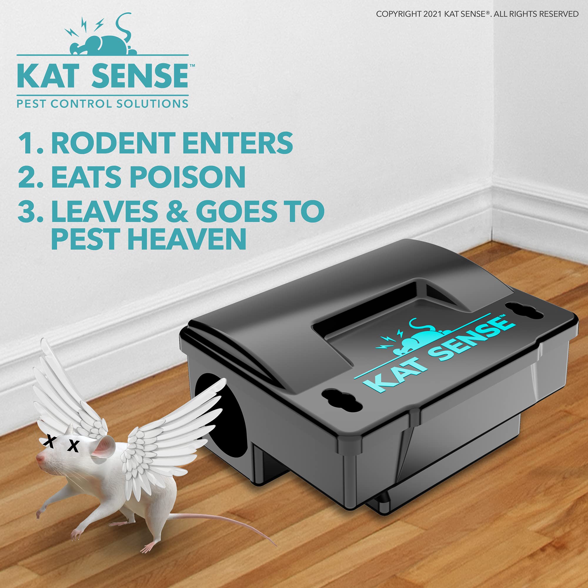 Kat Sense held in hand illustrating compact size and easy placement