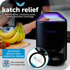 KATCHY foco UV visible que atrae insectos nocturnos eficientemente