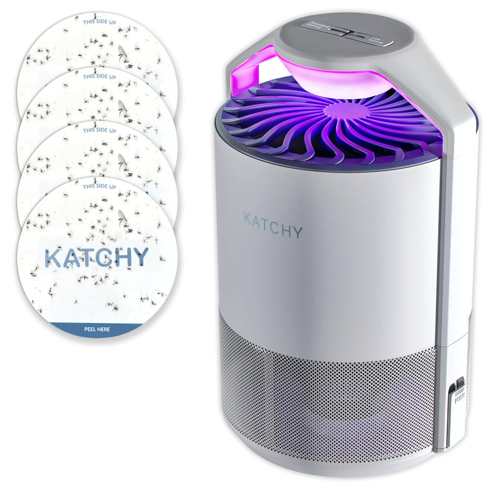 KATCHY front view trap showing compact design and discreet indoor placement