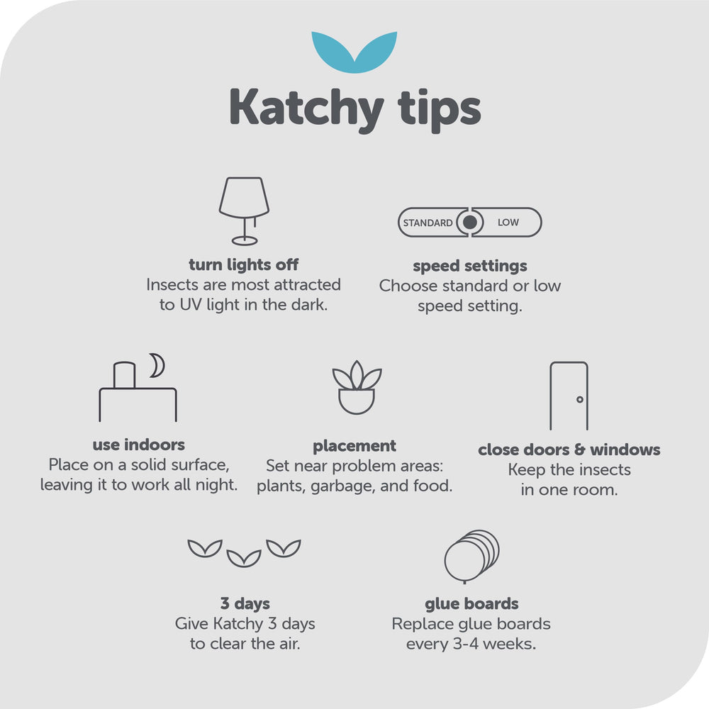 KATCHY packaging with replacement boards for easy maintenance