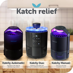 KATCHY fan intake detail illustrating quiet suction performance
