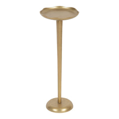 Kate and Laurel Alessia front view showing gold finish and compact footprint