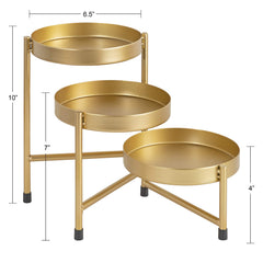 Kate and Laurel Finn collapsed tiers demonstrating compact storage benefit