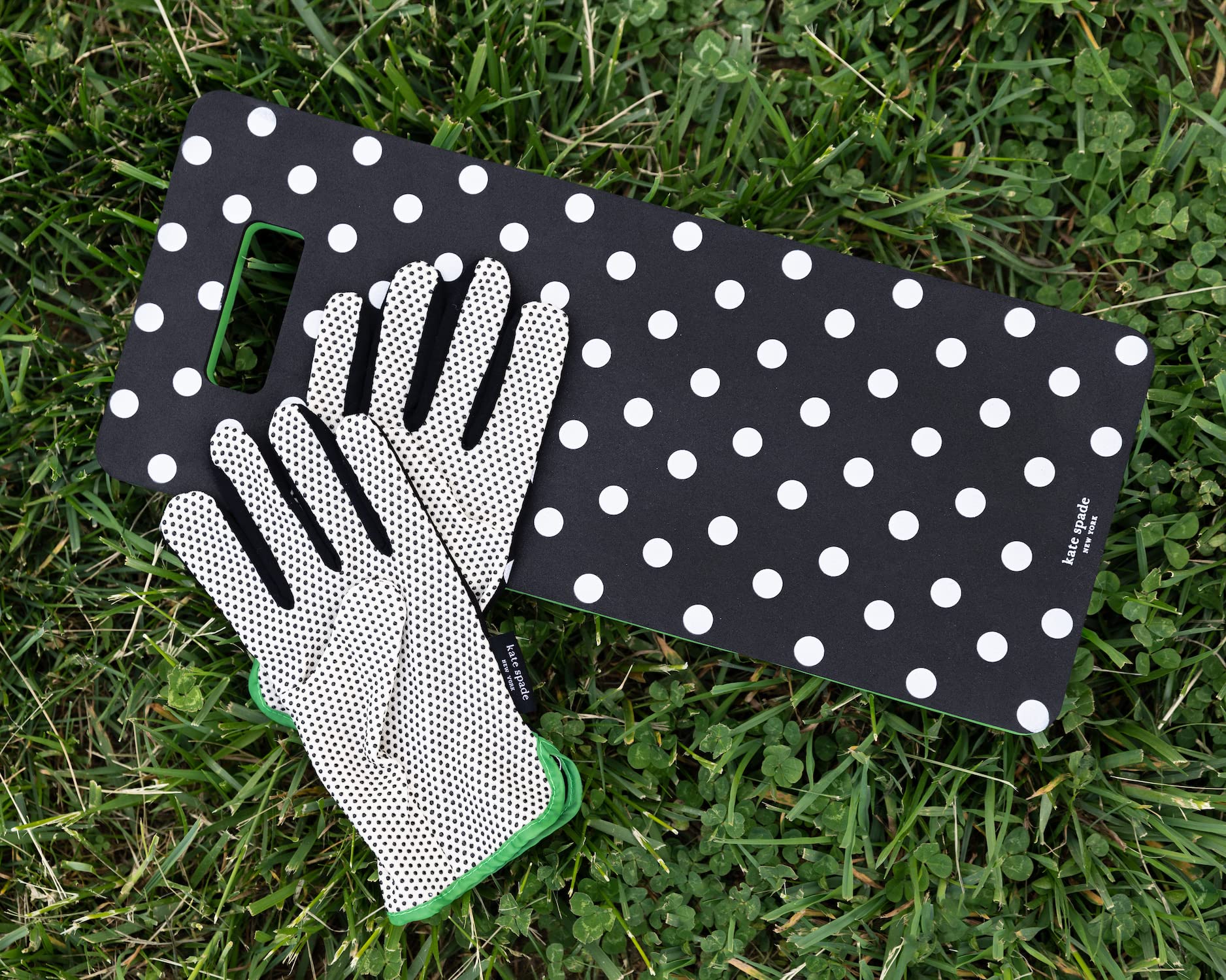 kate spade new york gloves rubber palm detail for secure tool grip