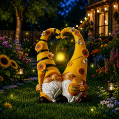 Kathfly front view gnome statue shows cheerful design and bright colors