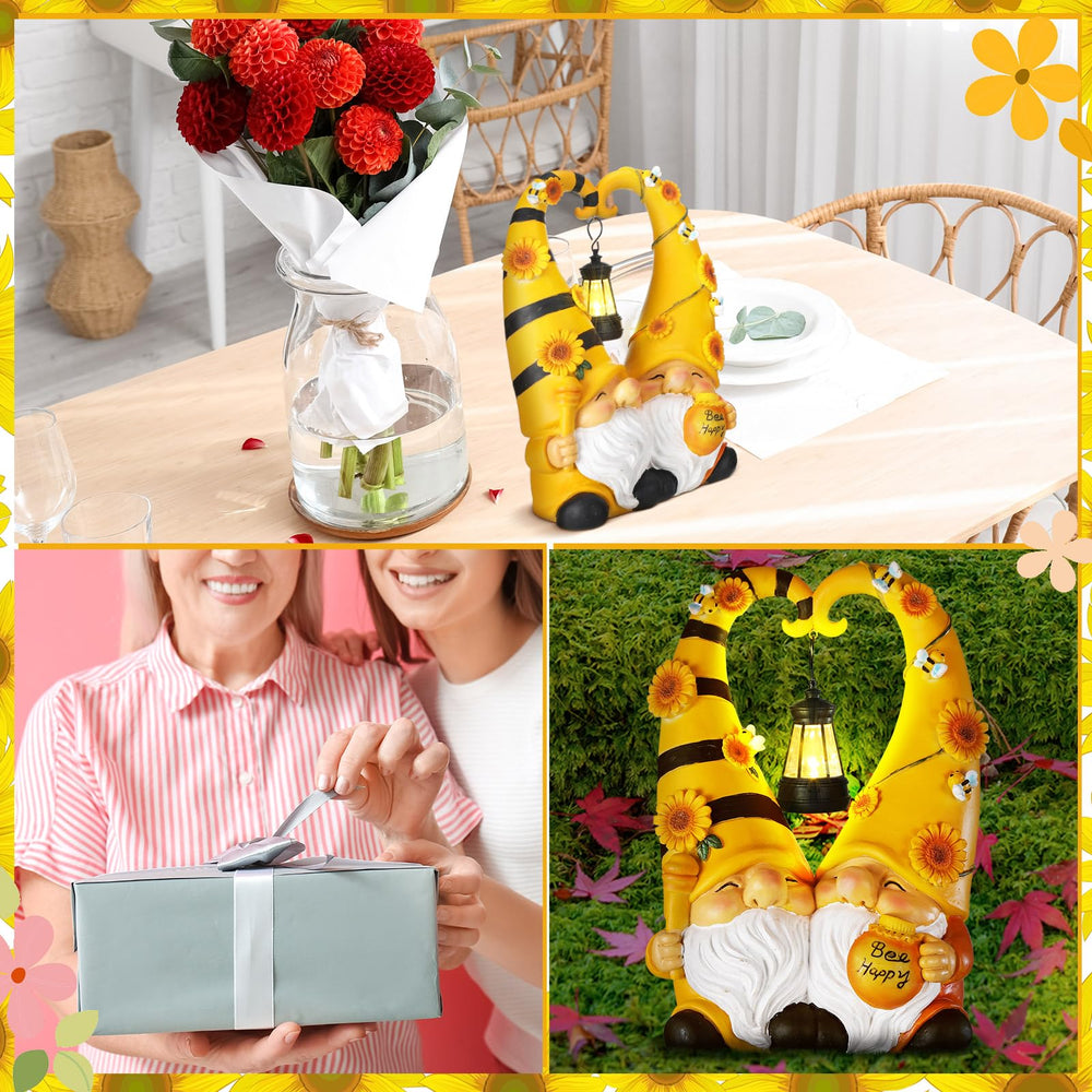 Kathfly in garden among flowers adding whimsical focal interest
