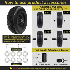 Kavedod side profile with included spacers for adjustable hub fit