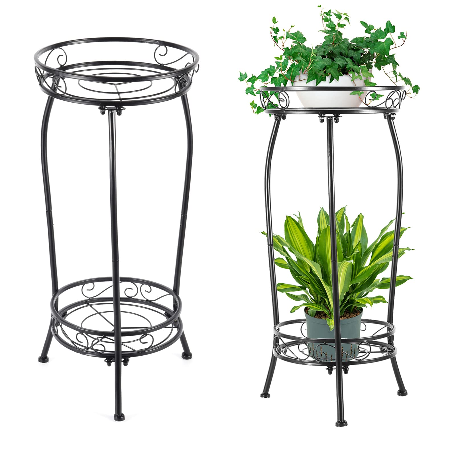 Kavlium front view of two-pack stands showcasing modern vertical display benefits