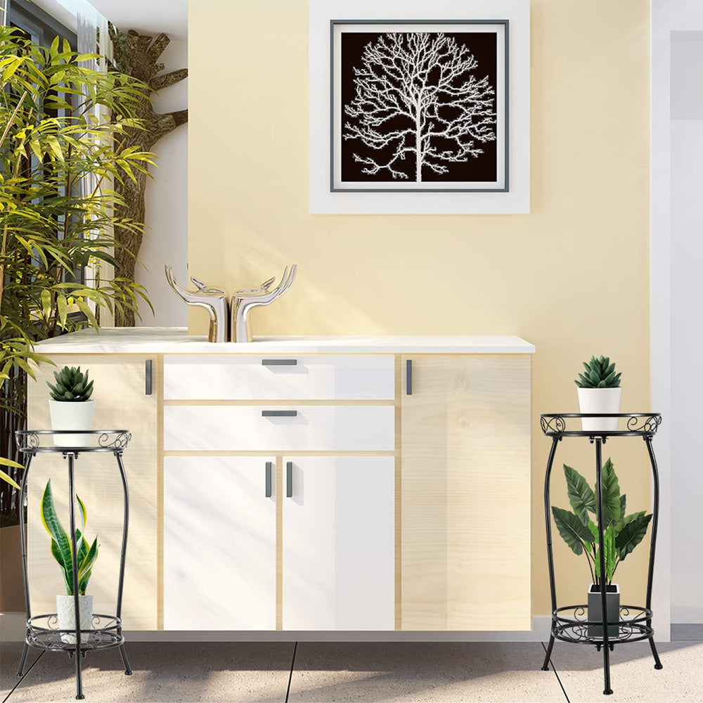 Kavlium top tier with planter demonstrating elevated plant presentation