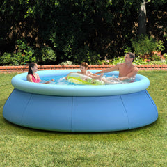 KAWIVAST front view of 10ft pool showing full setup and easy access