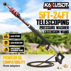 KAXUSDT close-up of lever locks offering secure, adjustable extension control