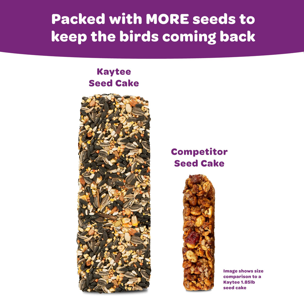 Kaytee close-up of seeds, peanuts and fruit pieces showing rich texture and nutrition