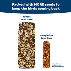 Kaytee close-up of seed cake texture highlighting quality ingredients