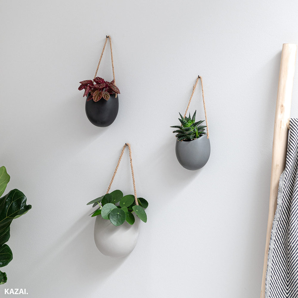 Kazai Ellie balcony protected setting adding modern decor and space-saving greenery
