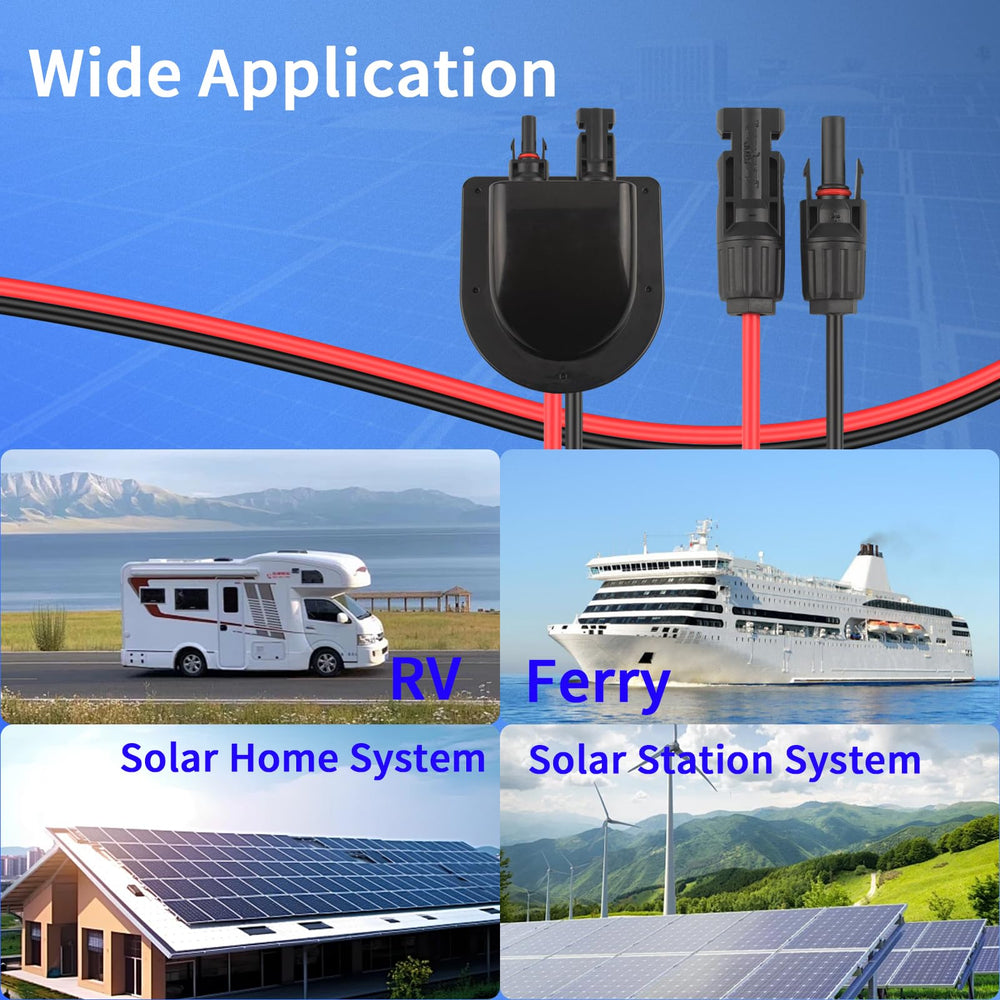 kbaoele installed on camper van solar array demonstrating neat, protected routing