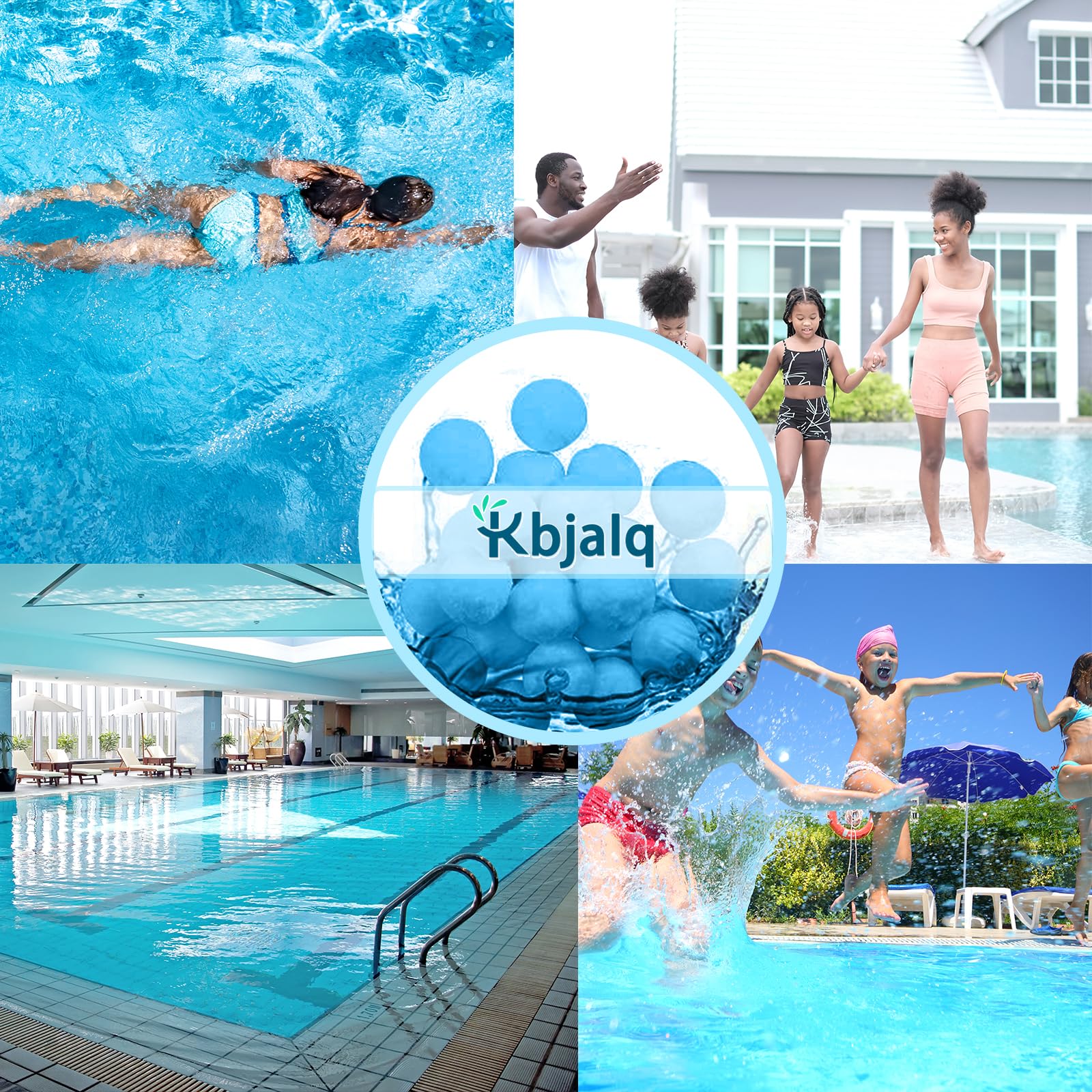 KBJALQ in a backyard pool setting demonstrating clearer water benefit