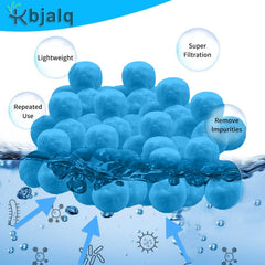 KBJALQ mesh wash bag with balls ready for machine washing and reusing