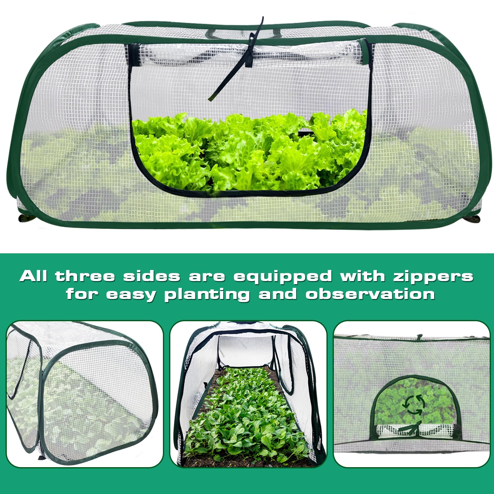 KBOROVER folded cover compact for storage and seasonal convenience