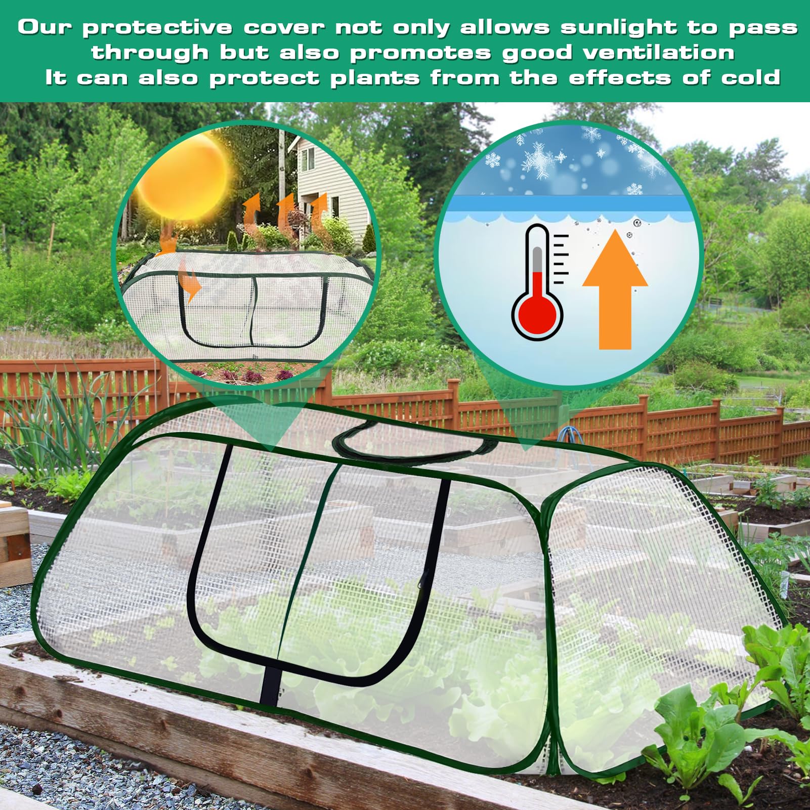KBOROVER PVC cover close-up showing durable weather-resistant texture