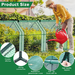 KBOROVER roll-up zipper door open for easy access and ventilation