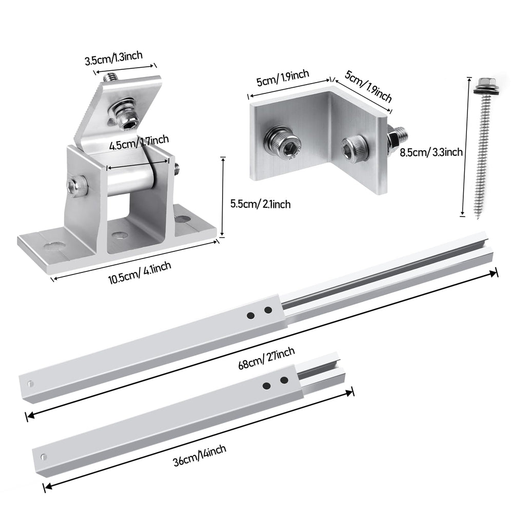 KCUT demonstration of angle adjustment showing tilt control for better sun exposure