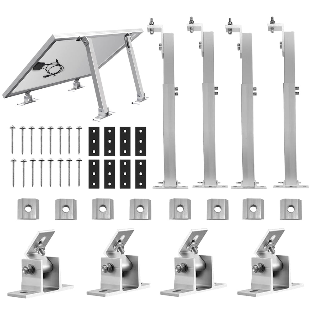 KCUT front view of full mounting kit showing included parts and easy setup benefit