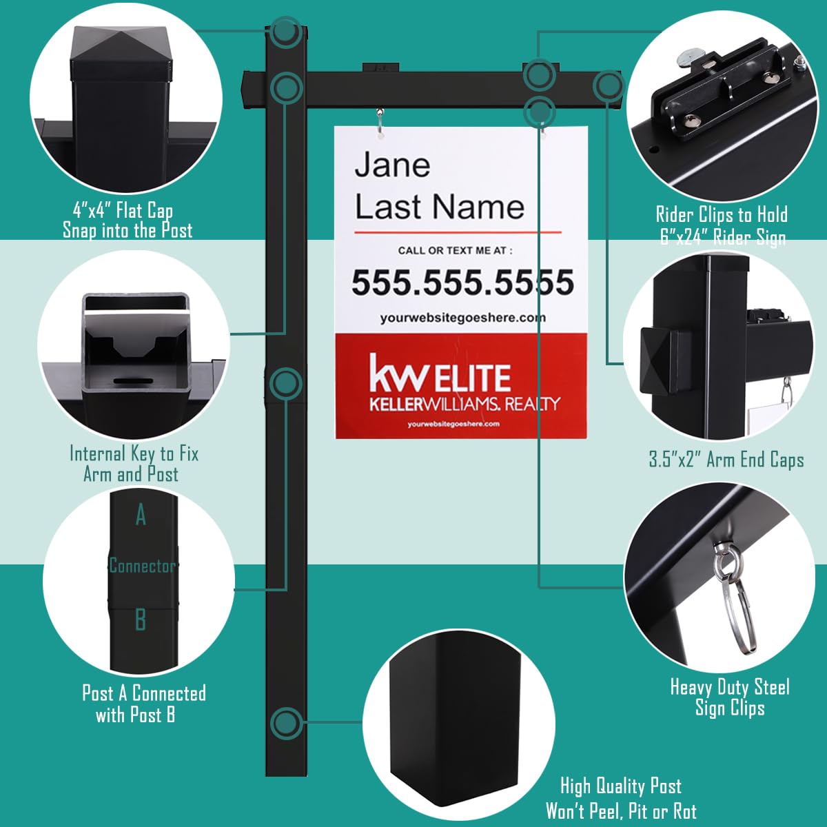 Kdgarden laid out assembly components showing complete included hardware