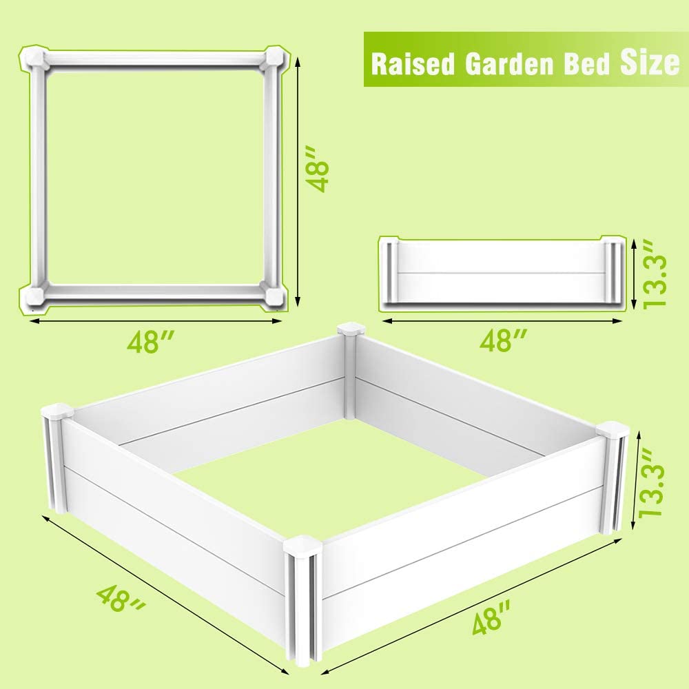 Kdgarden connectors close-up demonstrating stacking to increase depth