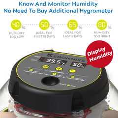 KEBONNIXS transparent lid for observing eggs without temperature loss